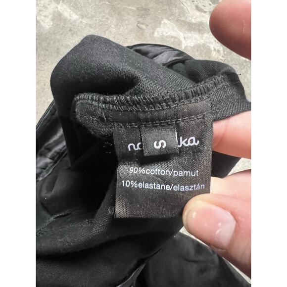 Nanushka Black Cotton Capri Pants Shorts Size Small 31x19.5 - Picture 5 of 7